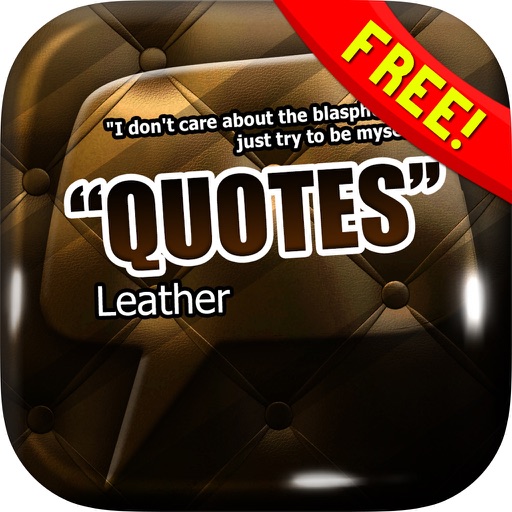 Daily Quotes Inspirational Maker in Leather Fashion Free icon