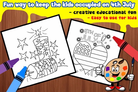 Independence Day Coloring Books - 4th Of July Special Edition screenshot 4