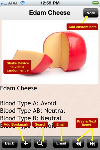 600+ Food List for your Blood Type screenshot 4
