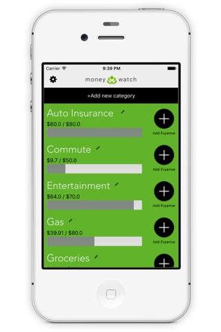 Money Watch - Month to Month Budget screenshot 2