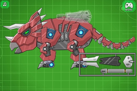 Toy War Robot Triceratops screenshot 2