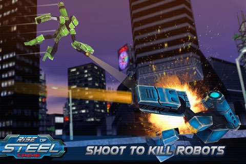 Modern Steel Robot Warriors 3D - A Real Future World Crime Battle screenshot 2