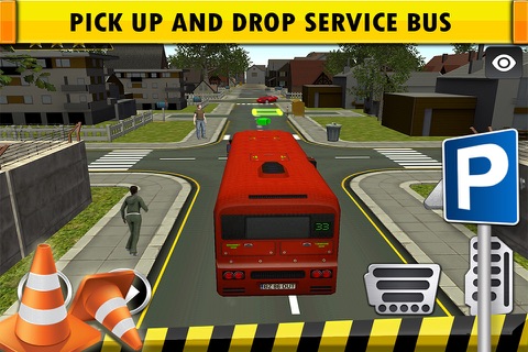 Bus Driving Simulator 3D - Pick Up & Drop Service Bus Parking Game screenshot 2