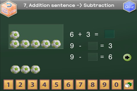 First Grade Cube Math Lite screenshot 3