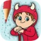 If your children like to draw and paint animals, shapes, cars, toys, fairy tales or princesses, this is an ideal app of drawing game for them for educational purposes