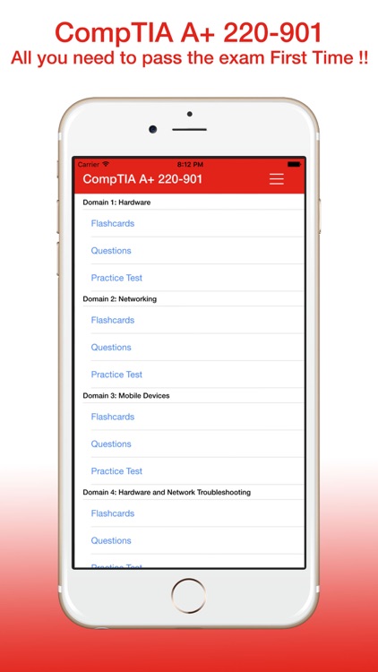 CompTIA A+ 220-901 Exam Prep Questions Flashcards and Tests -- by Darril Gibson screenshot-0