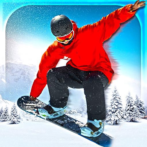 Snowboard Extreme Mountain Freestyle Winter Sports Snowboarding Game Icon