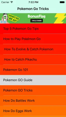 Game screenshot guide for catch pokemon mod apk