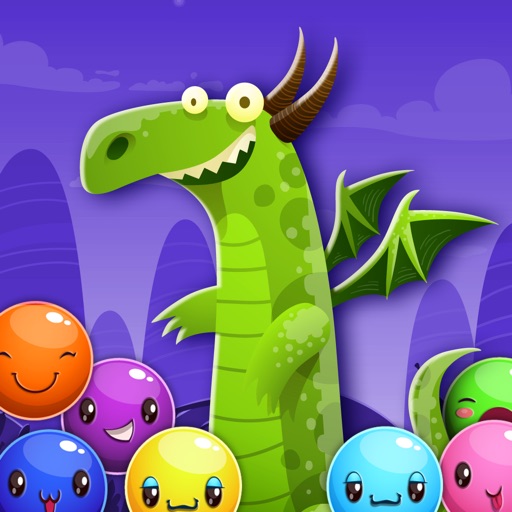 Dino Dragon Bubble Pop - FREE - Forest Fantasy Bubble Adventures Icon