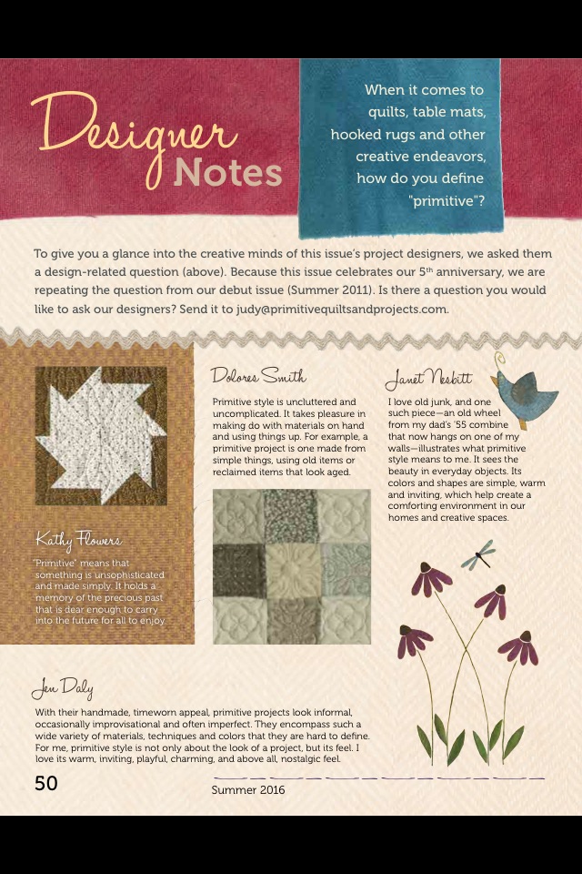 Primitive Quilts and Projects screenshot 4