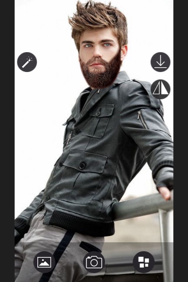 Beard Photo editor - Live Camera screenshot 2