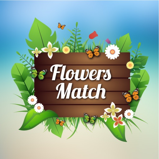 Flower blossom tile match - Addictive flower puzzle free game icon