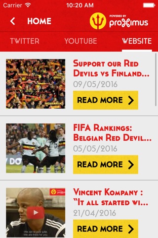 Belgian Red Devils by Proximus screenshot 3