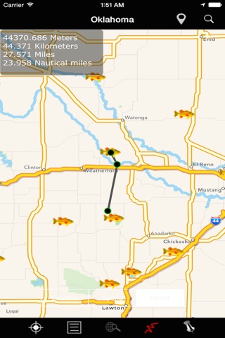 Oklahoma-Kansas: Lakes, Fishes screenshot 2