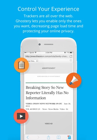 Ghostery Private Browser screenshot 2