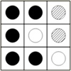Fukumaka petit échecs: gagner tout jeu avec des points noirs et blancs