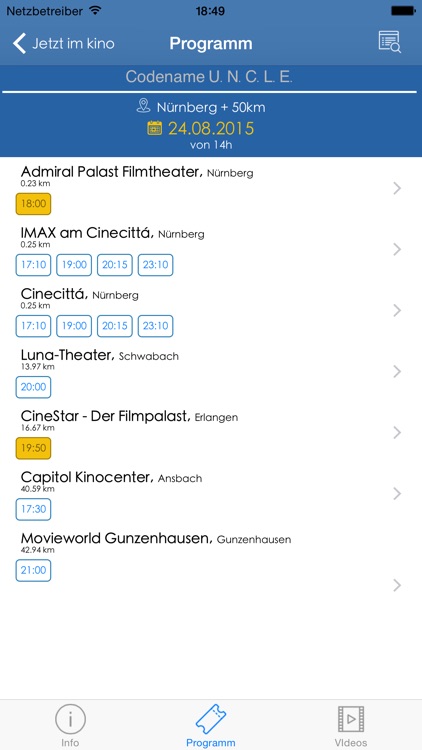 AbInsKino - Kinoprogramm für Deutschland, Österreich und die Schweiz