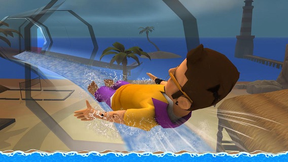 Aqua Park Speed Coaster Slide Cool Water Race Simulator Gameのおすすめ画像2