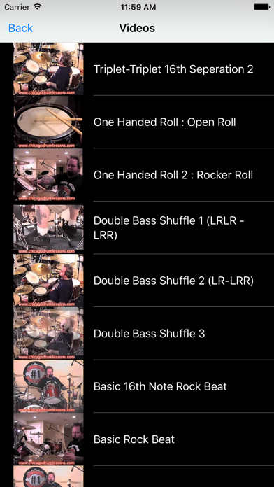 How to cancel & delete Chicago Drum Lessons from iphone & ipad 2