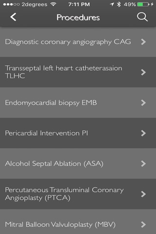 Cardiac Procedures screenshot 2