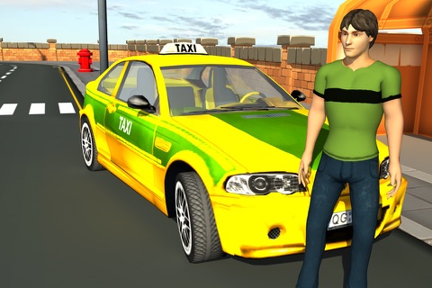 Crazy Taxi Driver Car Parking Game screenshot 3