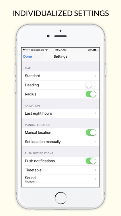 Rain Alarm XT - Radar & Push screenshot-3