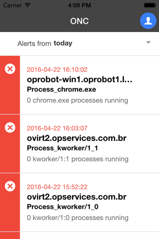OpServices Notification Center screenshot 3