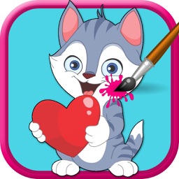 Animal Coloring Book- Free Educational Coloring Book Games For Kids & Toddler