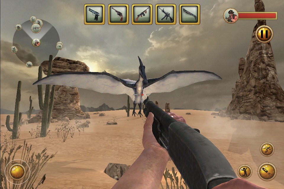 Dino Hunter: Jurassic Desert screenshot 2