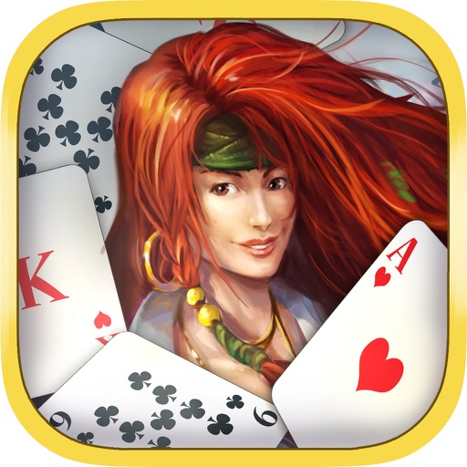 Pirate Solitaire. Sea Wolves Free iOS App