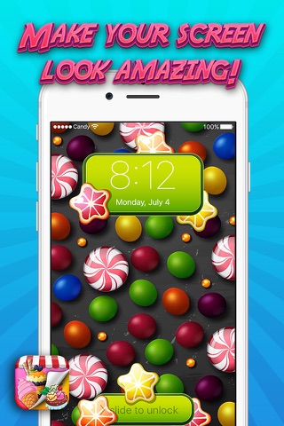 Sweet Candy Wallpapers – Colorful Cotton Candies, Sweets and Lollipops Background Themes screenshot 4