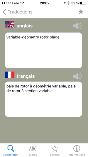 Dictionnaire aéronautique français-anglais/anglais-français (圖3)-速報App