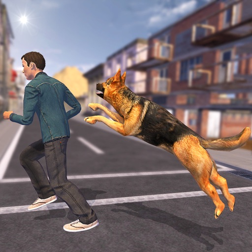 Border Police Dog Chase Sim 3D Icon