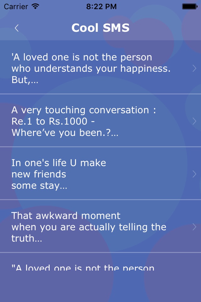 75000+ SMS Collection- Jokes, SMS Freecharge gaana screenshot 3