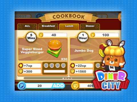 Diner City Games Diner City Design Your