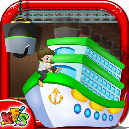 Kids Cruise Ship Factory – Build, design & decorate boat in this fun game iOS App