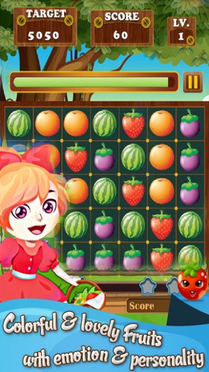 Fruit Crush Mania - Match Free Game