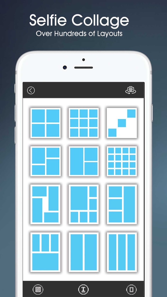【图】Selfia – Selfie camera with live photo effects and Collage frame(截图2)