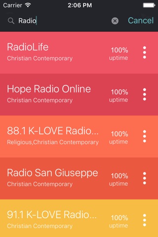 Christian Contemporary Music Radio Stations screenshot 3