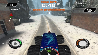 3D Monster Truck Snow Racing- Extreme Off-Road Winter Trials Driving Simulator Game Free VersionScreenshot of 3