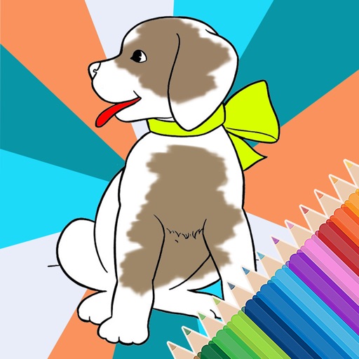 Dog Coloring Pages Puppy Game for Kids iOS App