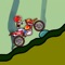 This's a motor racing game where you control a bike in the rugged mountain road