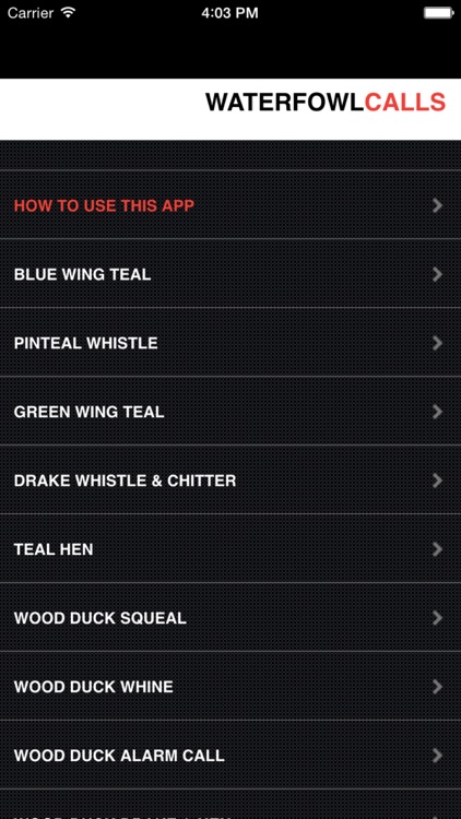 Waterfowl Hunting Calls - The Ultimate Waterfowl Hunting Calls App For Ducks, Geese & Sandhill Cranes - BLUETOOTH COMPATIBLE screenshot-1
