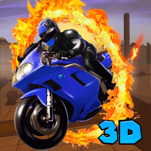 Crazy Bike Stunt Racing 3D Full iOS App