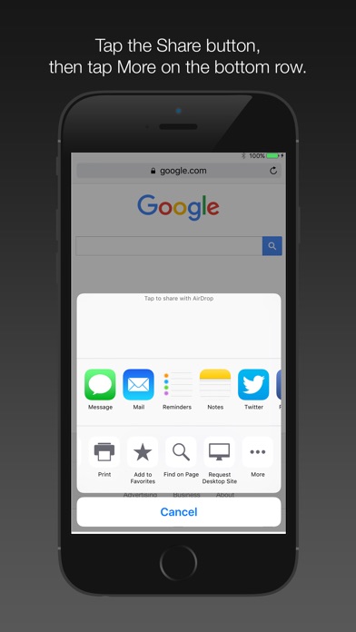 Font Size App Extension screenshot1