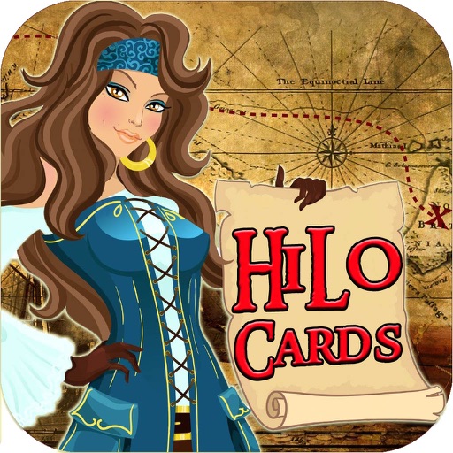 Pirates Treasure HiLo - Card Challenge icon