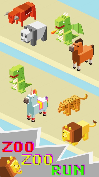 Road Stampede - Sky Zoo Safari In Smashy City screenshot-3