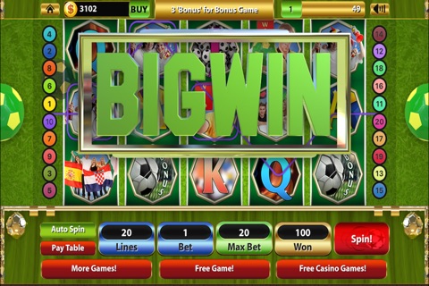 777 Mega Slots Euro & Copa Football Championship Cup Slots Of Games: Free Slot Of Jackpot ! screenshot 3