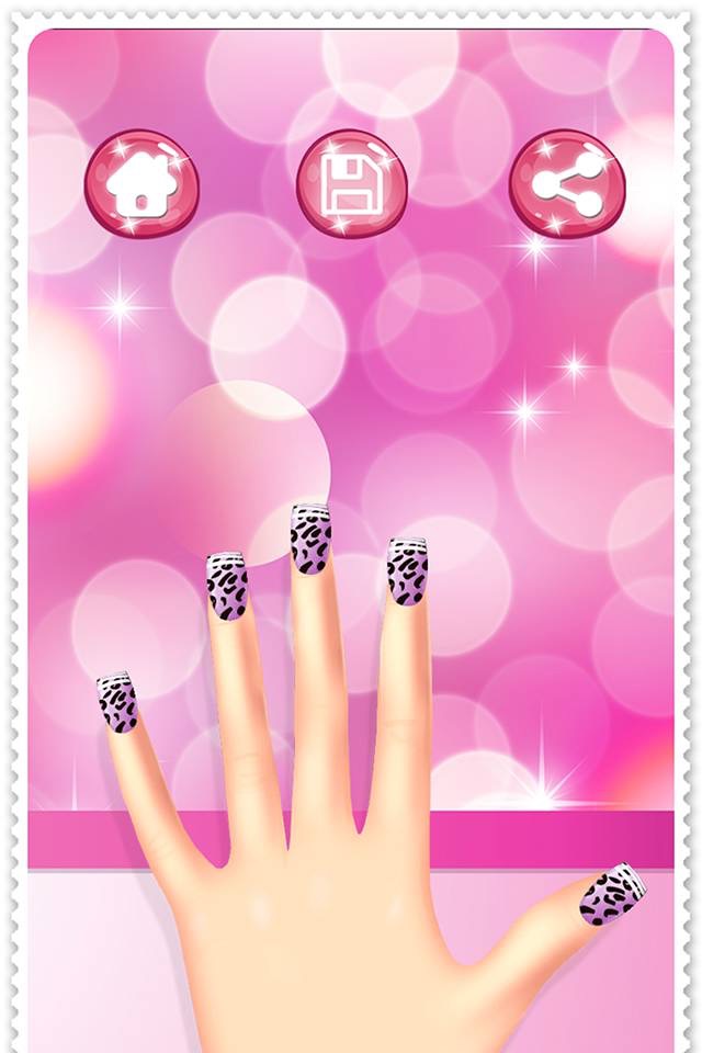 Nail Salon Beautiful - girls makeup makeover and games dressup nails art & nail polish screenshot 3