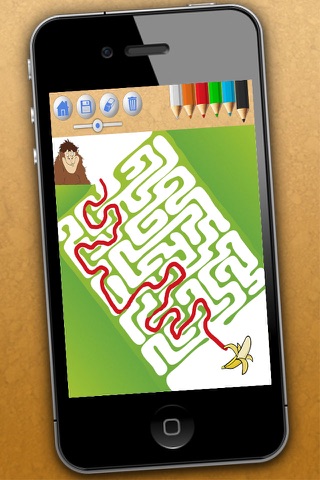 Animal maze game for kids - Solve the maze do the puzzle and paint the funny animals in the game Premium screenshot 3
